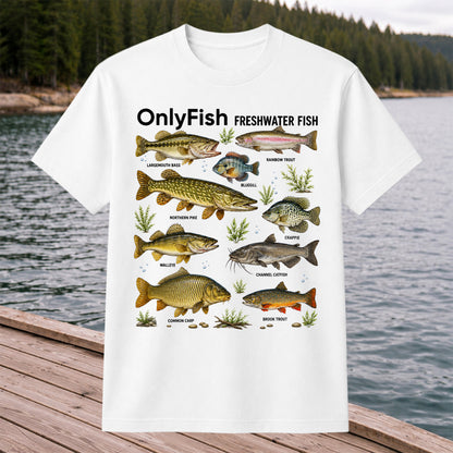 OnlyFish Freshwater Fish Species Shirt