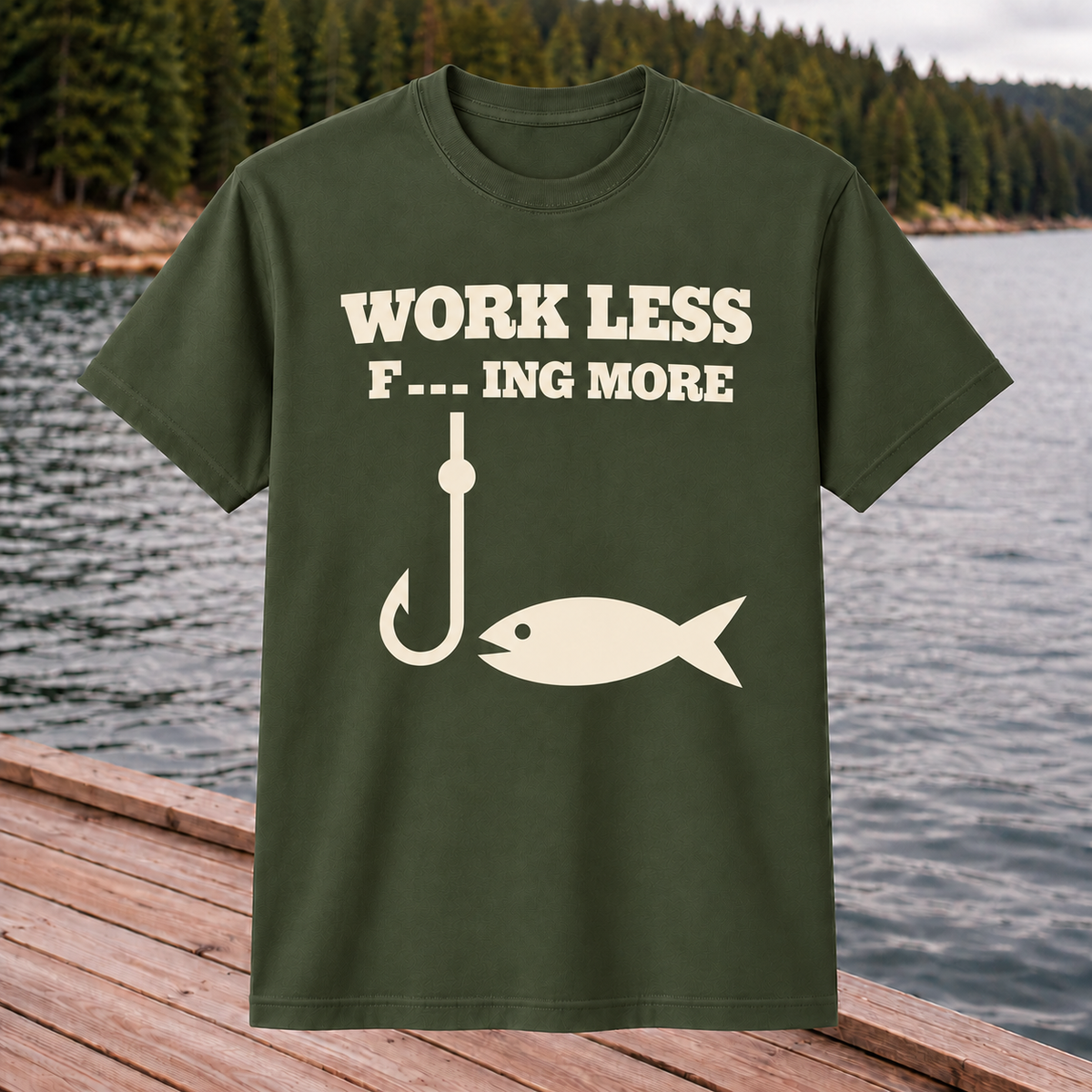 Work Less F_ _ _  More T-Shirt