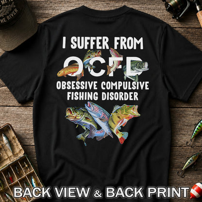Fishing Obsession Colorful Fish Graphic T-Shirt | Back Print