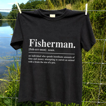Fisherman Definition Funny Fishing T-Shirt