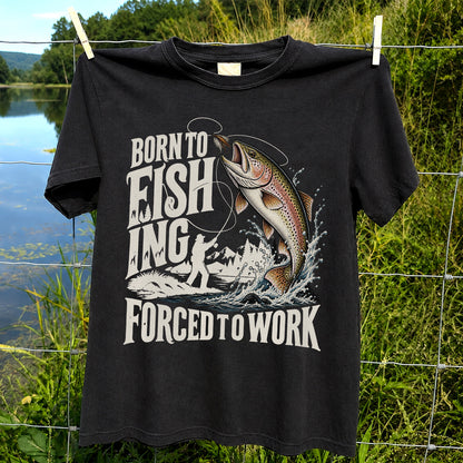 Born to Fish Trout Fishing Graphic T-Shirt