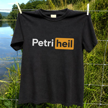 Petri Heil Fishing Logo Graphic T-Shirt