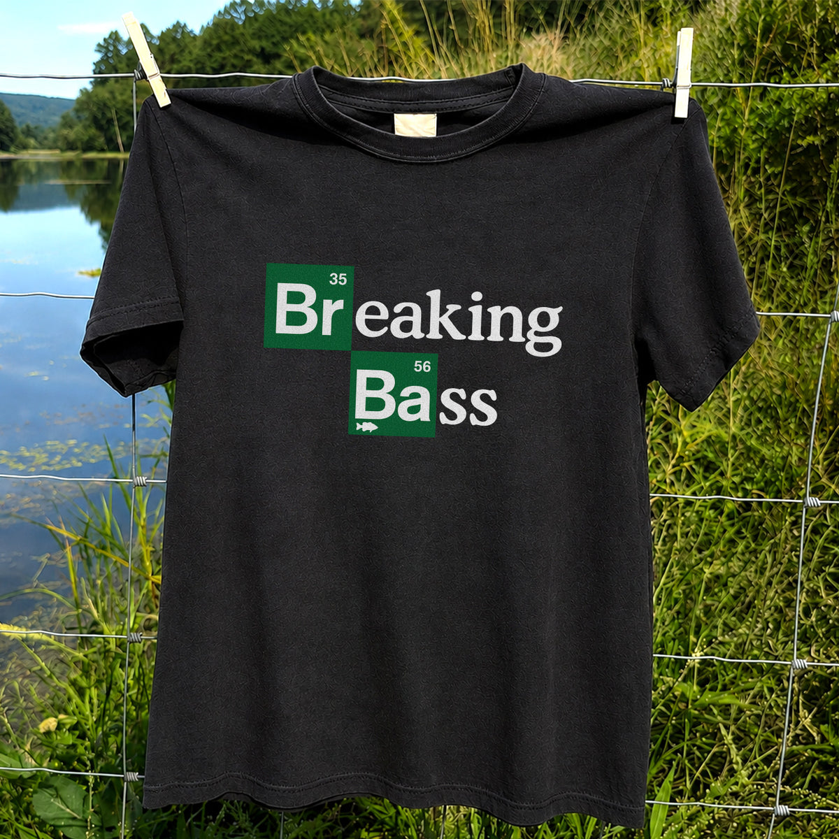 Bass Fishing Graphic T-Shirt