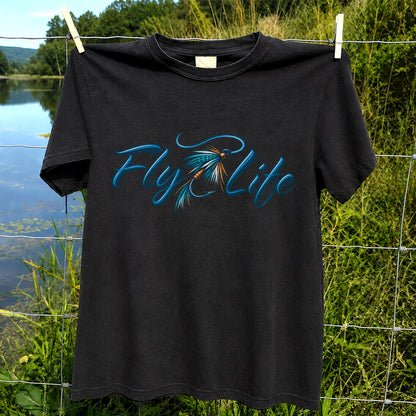 Fly Life Fishing Lure Graphic T-Shirt