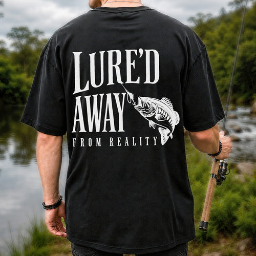 Largemouth Bass Fishing Lure Graphic T-Shirt | Back Print