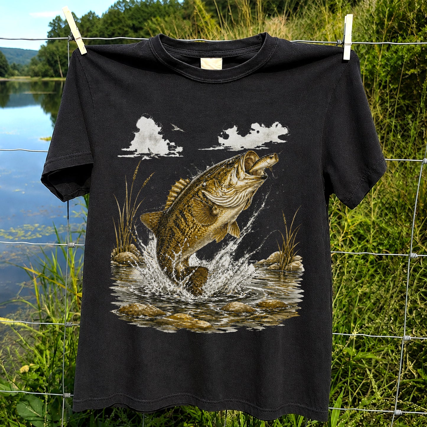 Largemouth Bass Fishing Shirt
