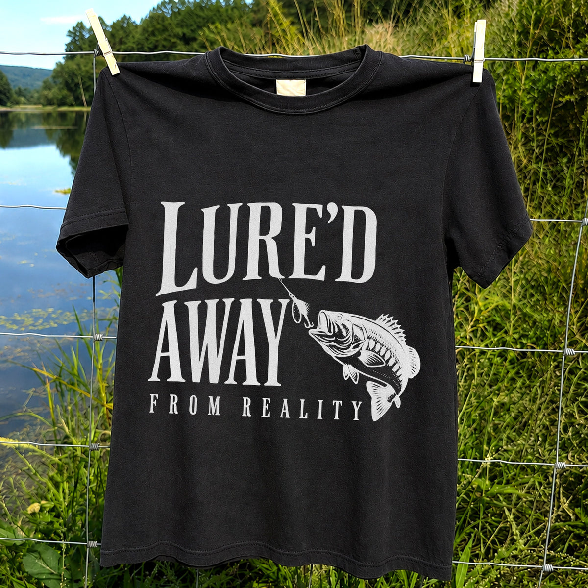 Largemouth Bass Fishing Lure Graphic T-Shirt