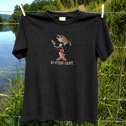 O-Fish-iant Funny Rainbow Trout Wedding Officiant T-Shirt