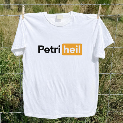 Petri Heil Fishing Logo Graphic T-Shirt