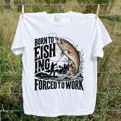 Born to Fish Trout Fishing Graphic T-Shirt
