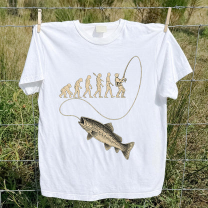 Angler Evolution Bass Fishing Graphic T-Shirt