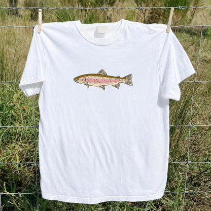 Rainbow Trout Freshwater Fishing Graphic T-Shirt