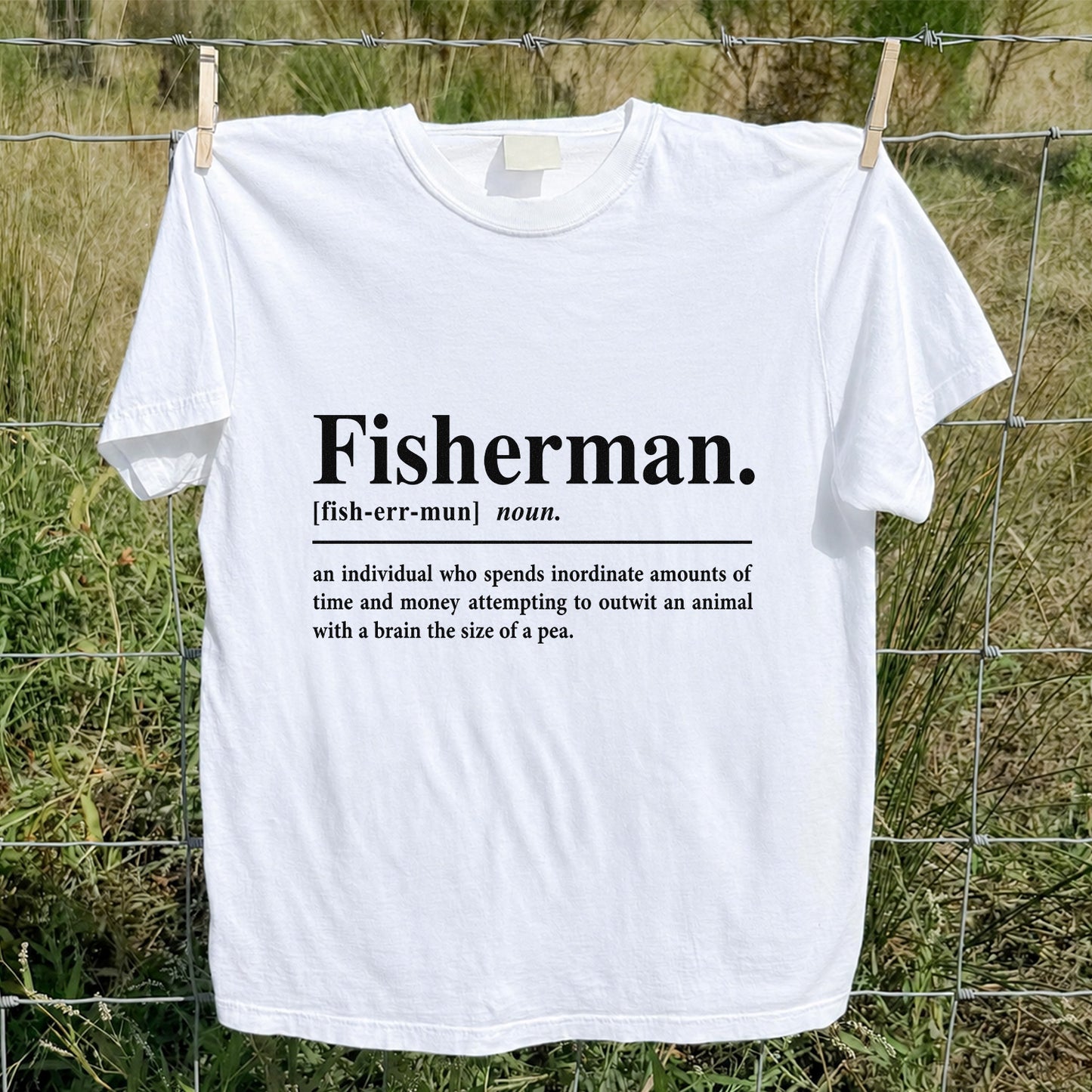 Fisherman Definition Funny Fishing T-Shirt