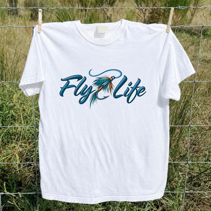 Fly Life Fishing Lure Graphic T-Shirt