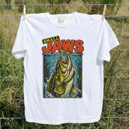 Small Jaws Bass Fishing Graphic T-Shirt