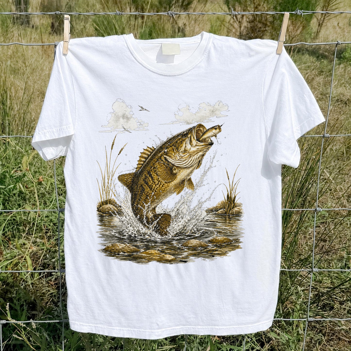 Largemouth Bass Fishing Shirt