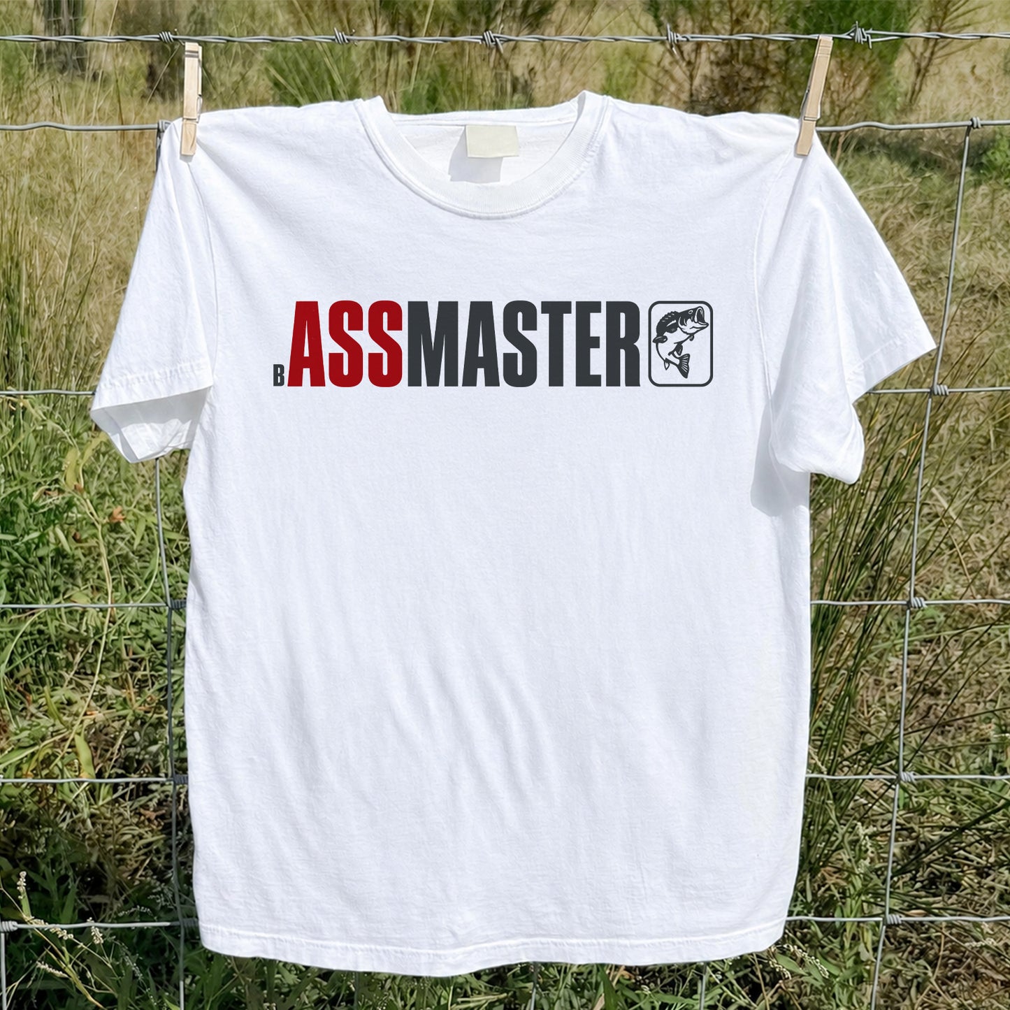 Bass Master Fishing T Shirt Funny Largemouth Bass Angler Gift