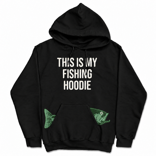 This Is My Fishing Hoodie, Funny Fisherman Hoodie for Men, Gift for Grandpa, Dad