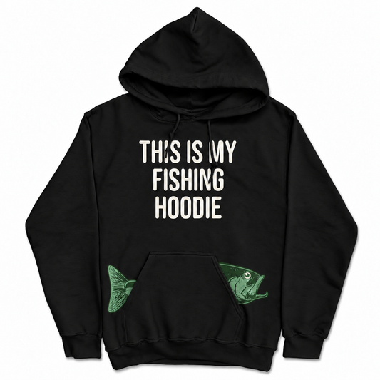 This Is My Fishing Hoodie, Funny Fisherman Hoodie for Men, Gift for Grandpa, Dad