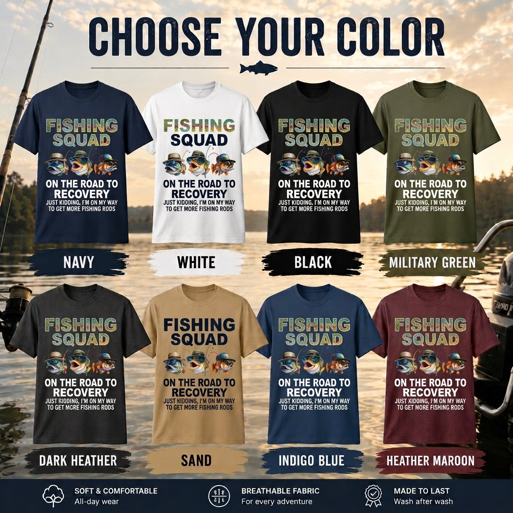 I'm A Fishaholic Funny Fishing Shirt
