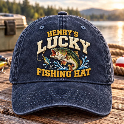 Personalized Fishing Embroidered Hat