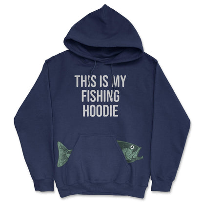 This Is My Fishing Hoodie, Funny Fisherman Hoodie for Men, Gift for Grandpa, Dad