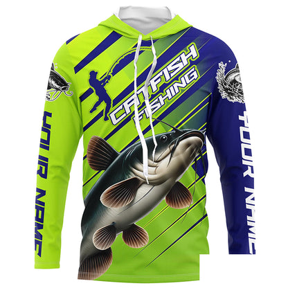Custom Catfish Fishing Uv Protection Long Sleeve Shirts, Catfish Tournament Fishing Shirt IPHW7180