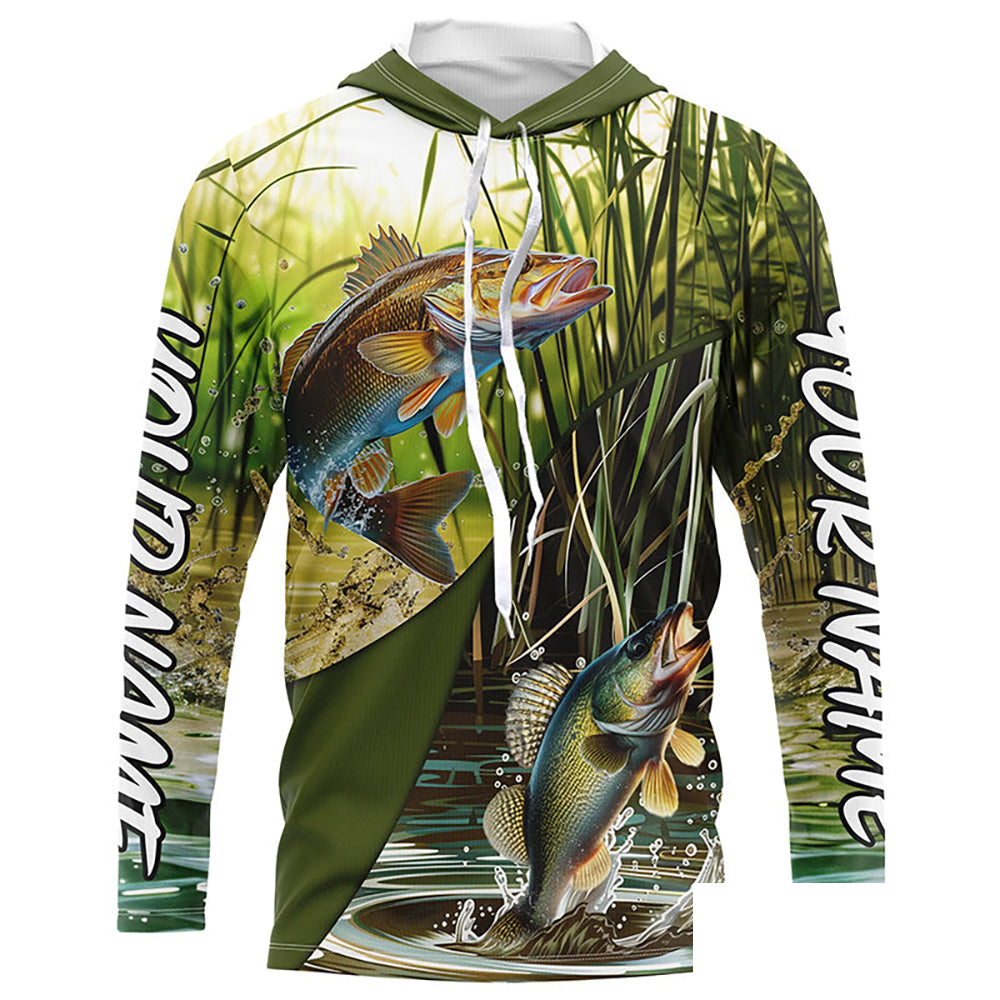 Walleye Fishing Custom 3D All Over  Printed Shirts, Walleye Tournament Fishing Shirts Gift Ideas IPHW6650