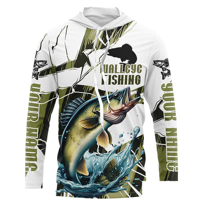 Wallyee Fishing Custom Long Sleeve Tournament Shirts, Fishing Camo Walleye Fisherman Jerseys IPHW6455