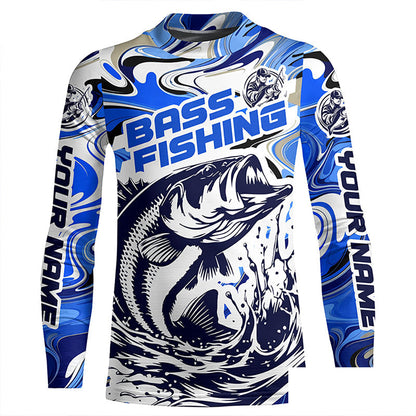 Personalized Bass Fishing Tournament Long Sleeve Fishing Shirts,Bass Fishing Jerseys IPHW5787