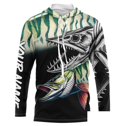 Musky Reaper Customize Name 3D All Over Printed Shirts Personalized Fishing Gift For Men NQS371